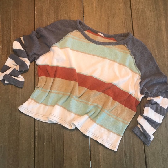 FP WE THE FREE Cropped Sweater size S - Picture 2 of 5